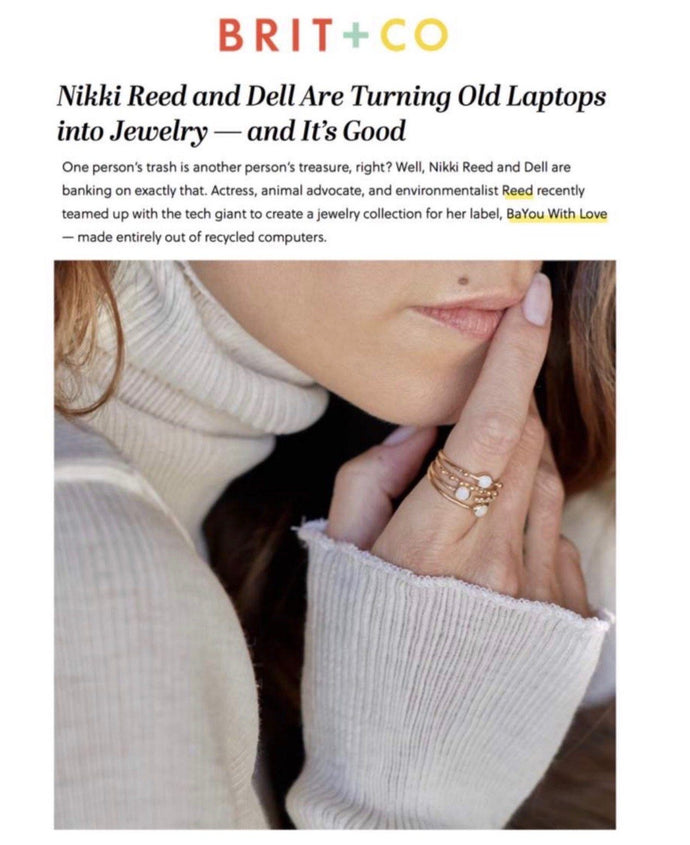 Brit+Co | Nikki Reed and Dell are turning old laptops into jewelry - and it's good