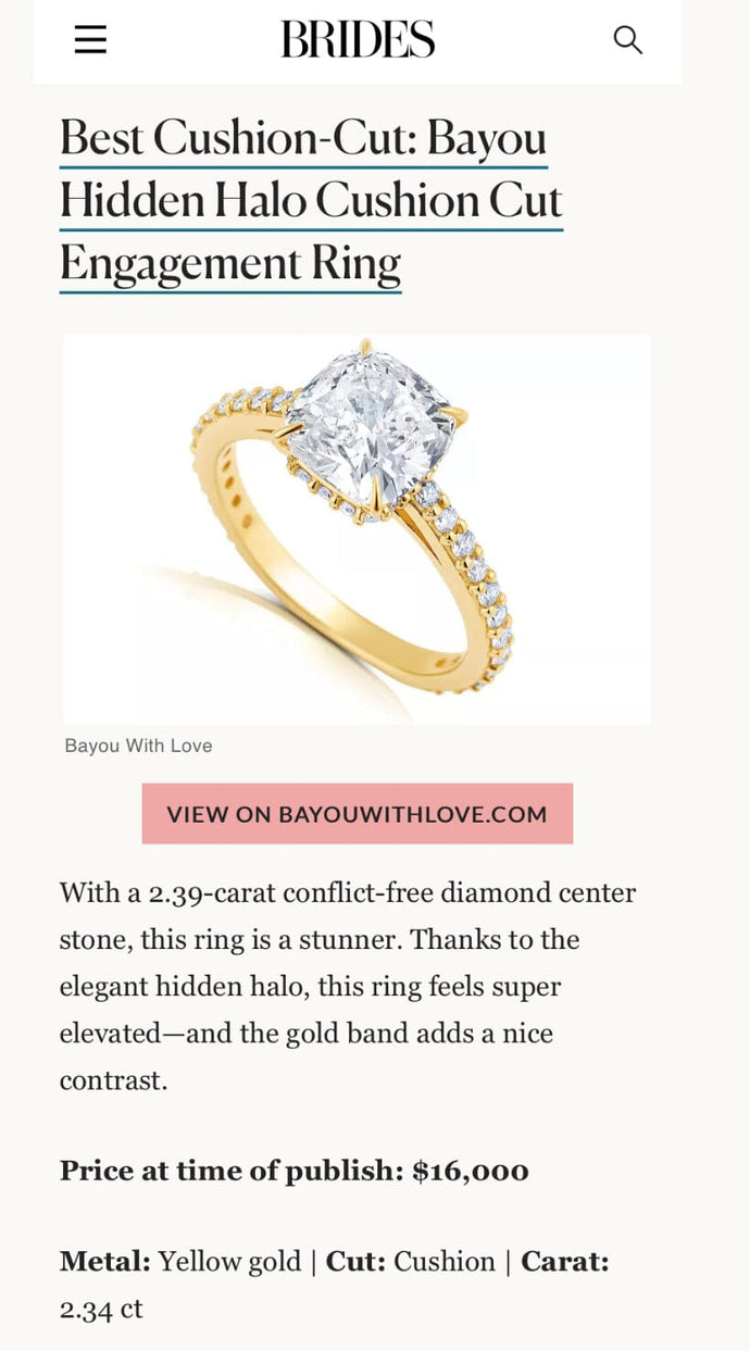 BRIDES | The 23 Best Hidden Halo Engagement Rings