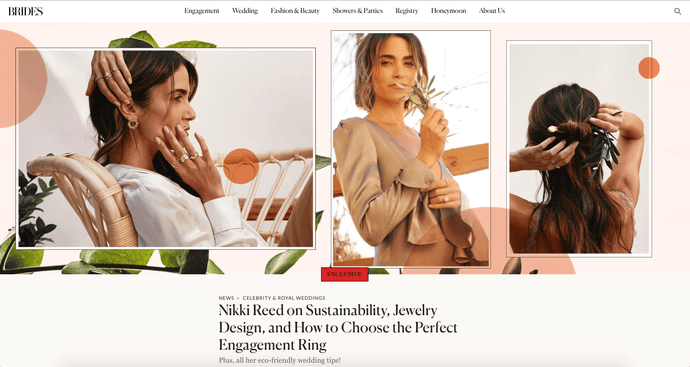 BRIDES | NIKKI REED ON SUSTAINABILITY, JEWELRY DESIGN, AND HOW TO CHOOSE THE PERFECT ENGAGEMENT RING