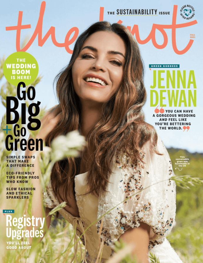 THE KNOT | JENNA DEWAN TALKS ABOUT HER PLANS FOR A SUSTAINABLE WEDDING AND HER NEW BAYOU ENGAGEMENT RING