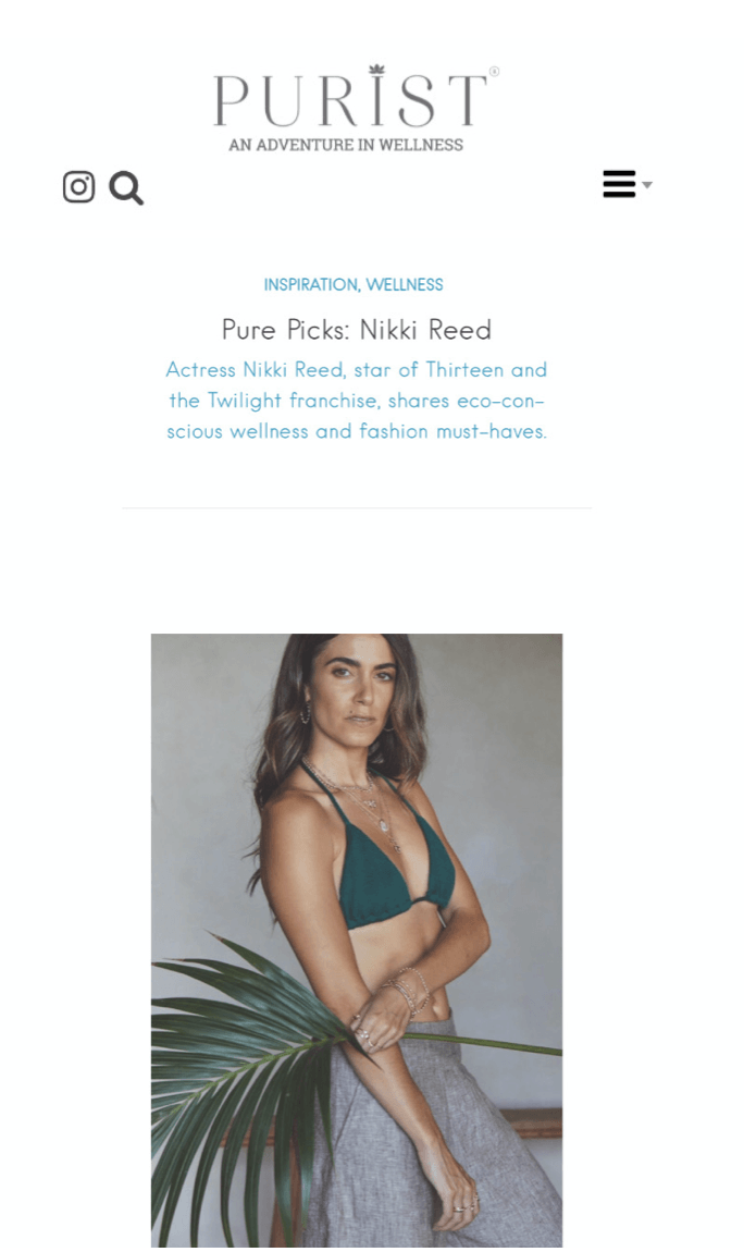 PURIST  | PURE PICS : NIKKI REED