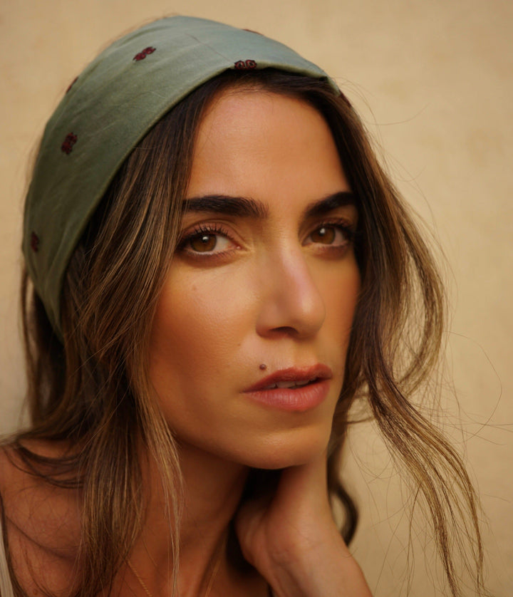 Upcycled Silk Hair/Body Wrap Accessories Annahmol 