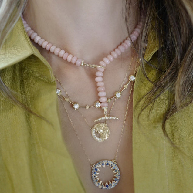Diamond Goddess Necklace Jewelry Bayou with Love 