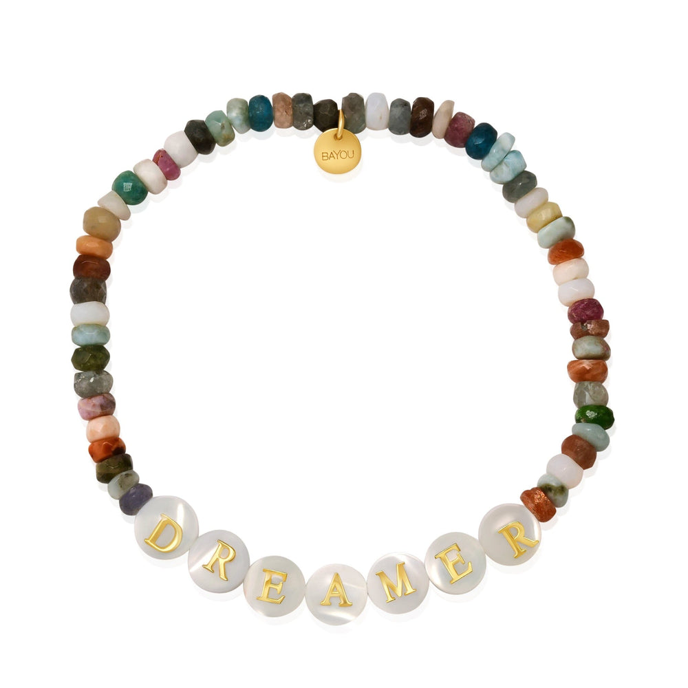Gift Beaded Bracelet Jewelry Bayou with Love Dreamer 