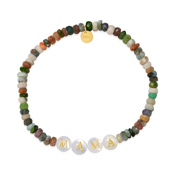 Gift Beaded Bracelet Jewelry Bayou with Love Mama 