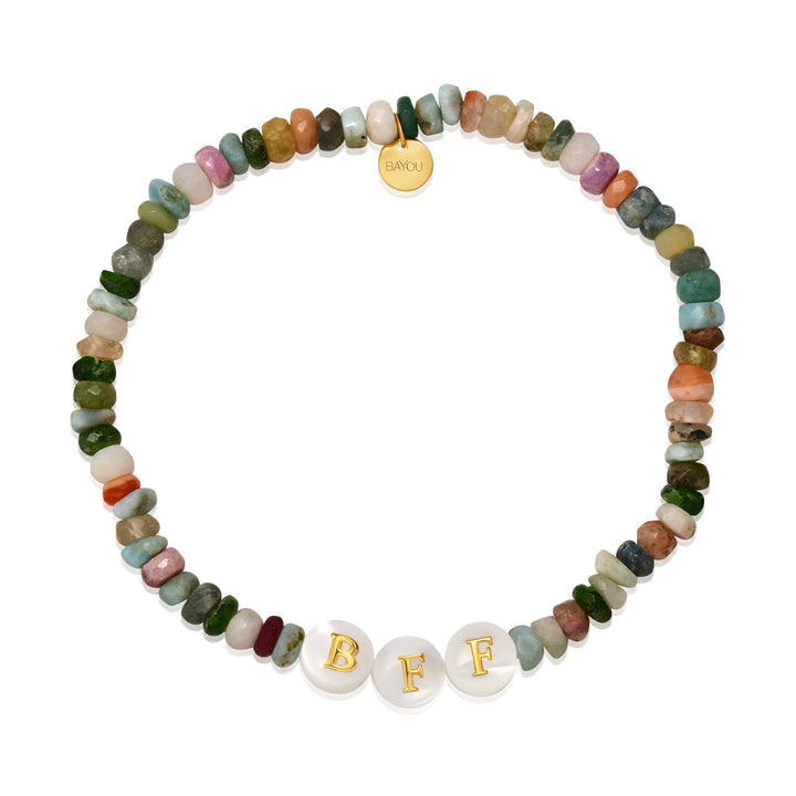 Gift Beaded Bracelet Jewelry Bayou with Love BFF 