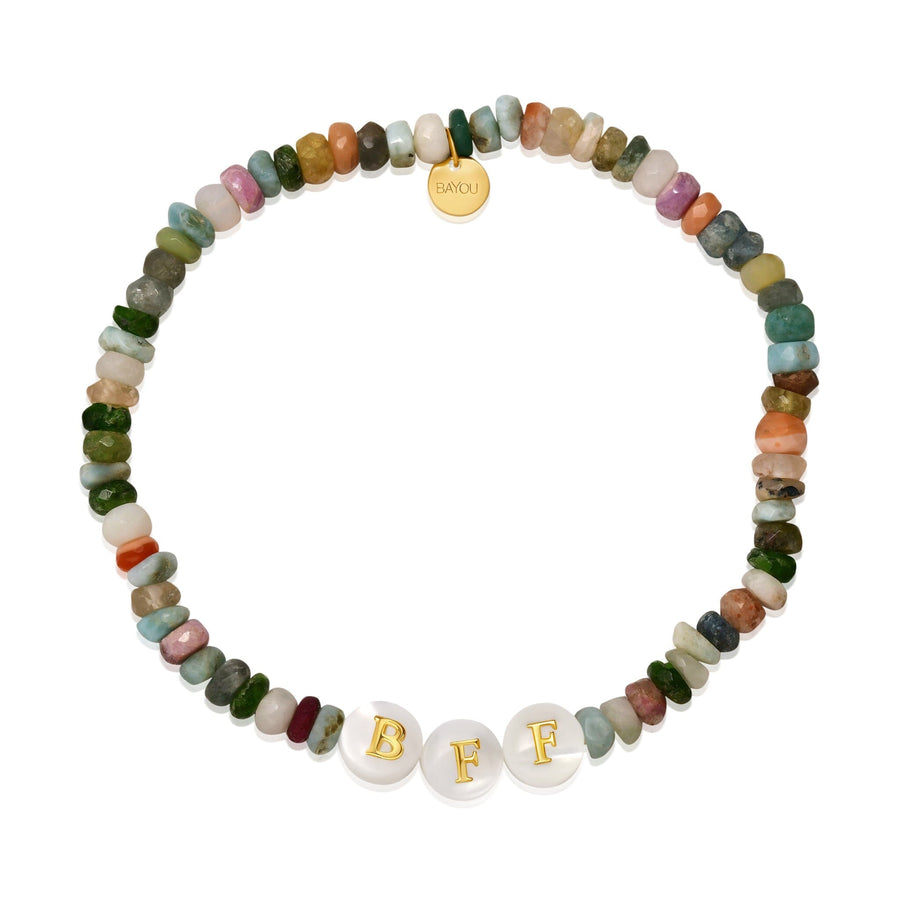 Gift Beaded Bracelet Jewelry Bayou with Love BFF 