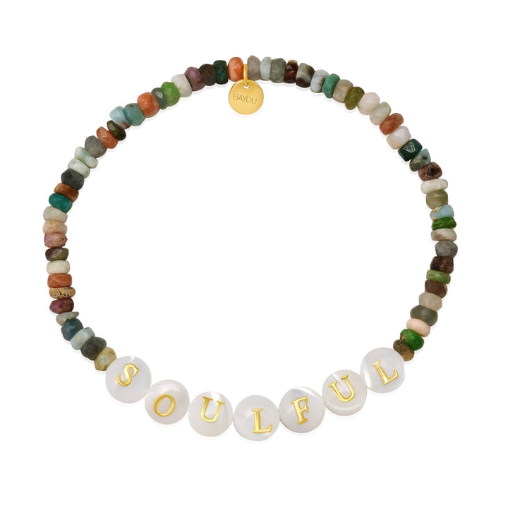 Gift Beaded Bracelet Jewelry Bayou with Love Soulful 