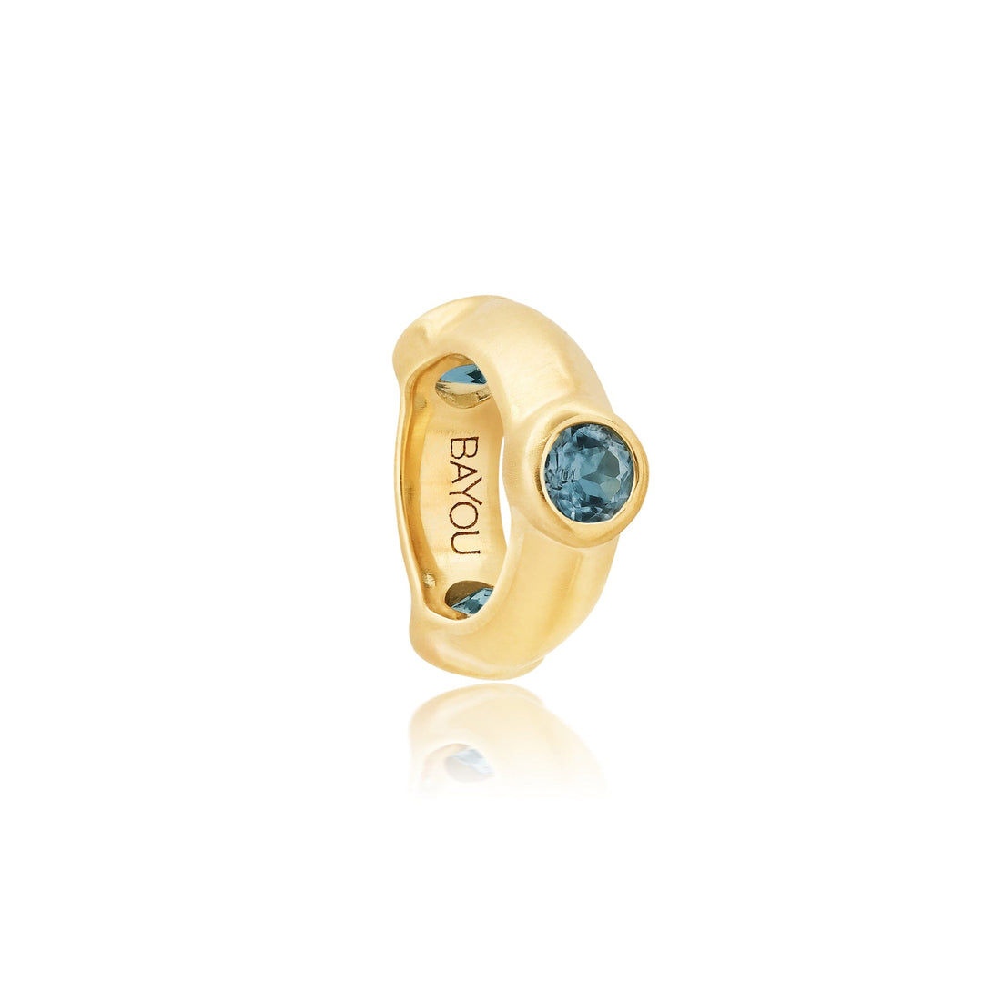 Aquamarine Mini Birthstone Charm Jewelry Bayou with Love 