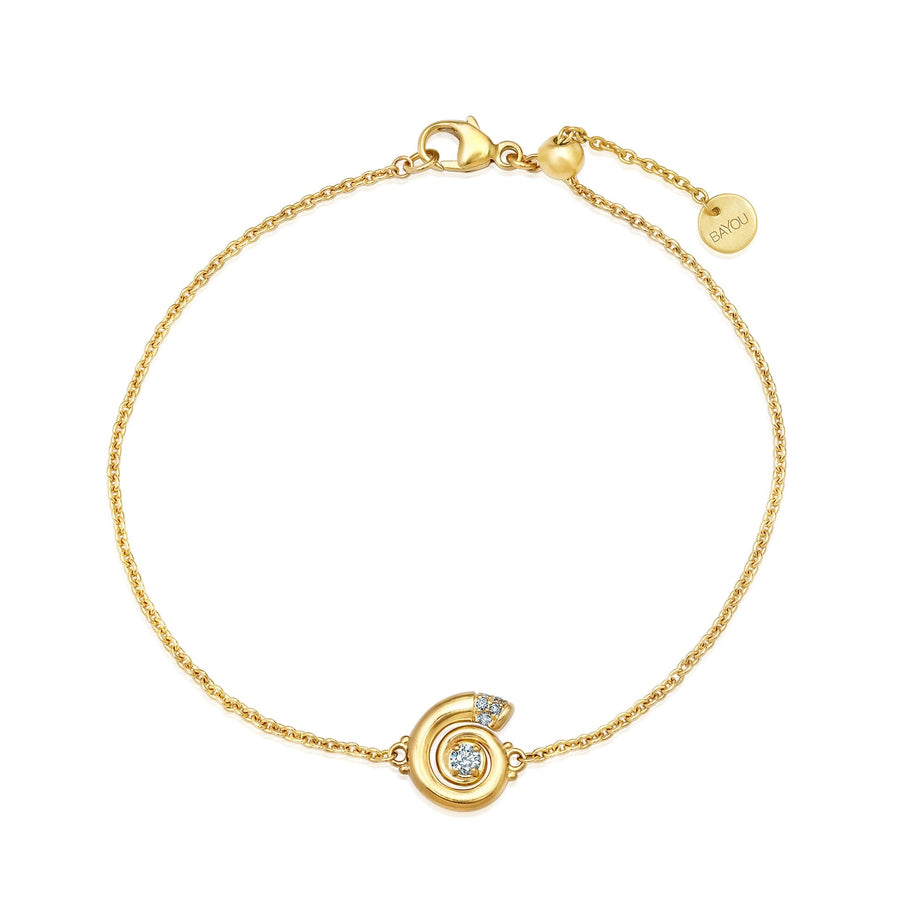 51 Diamond Elephant Tusk Spiral Bracelet Jewelry Bayou with Love 