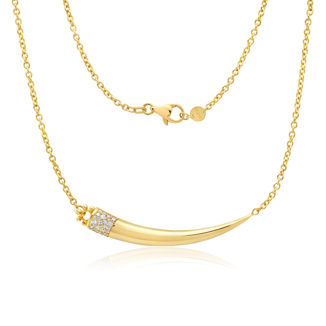 60 Diamond Soleil Pavé Tusk Necklace Jewelry Bayou with Love 