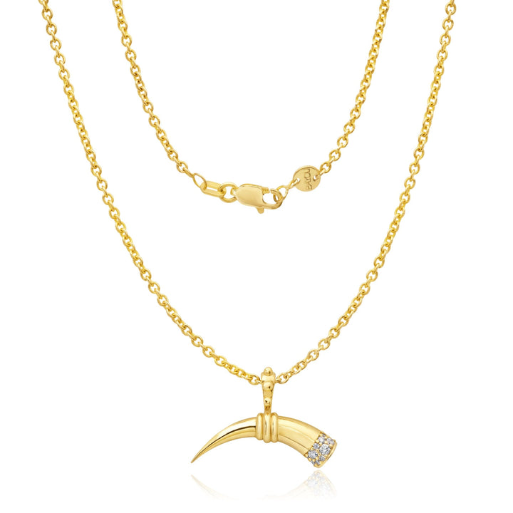 61 Diamond Tusk Necklace Jewelry Bayou with Love 