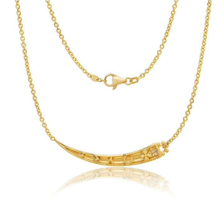 60 Diamond Soleil Pavé Tusk Necklace Jewelry Bayou with Love 