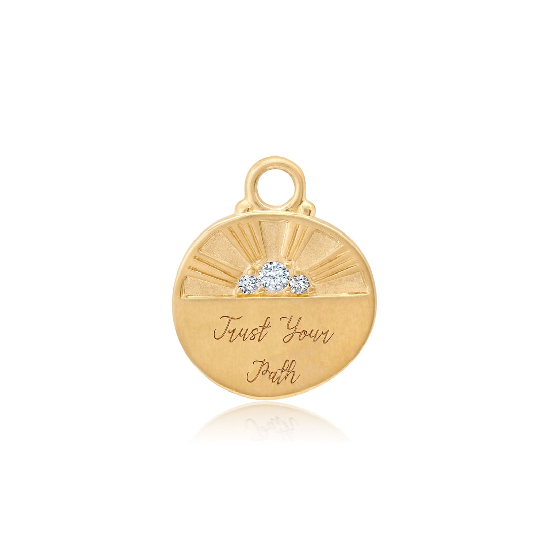 Inspirational Phrase Disk Charm Jewelry Bayou with Love 