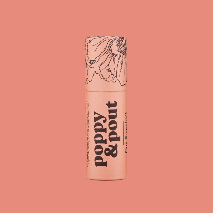 Lip Balm Beauty Poppy & Pout Pink Grapefruit 