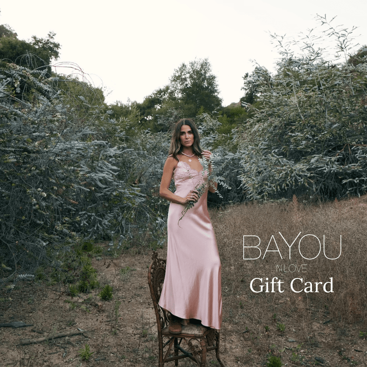 BAYOU WITH LOVE GIFT CARD Gift Card Bayou with Love $50.00 