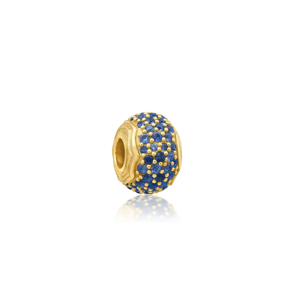 NEWSapphire Pave Bead Bayou with Love 