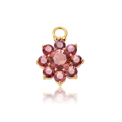 Cognac Malawi Sapphires + Pink Spinel Sunflower Jewelry Bayou with Love Cognac Malawi Sapphires + Pink Spinel 