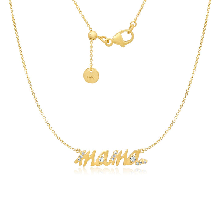 Diamond Mama Necklace Jewelry Bayou with Love 