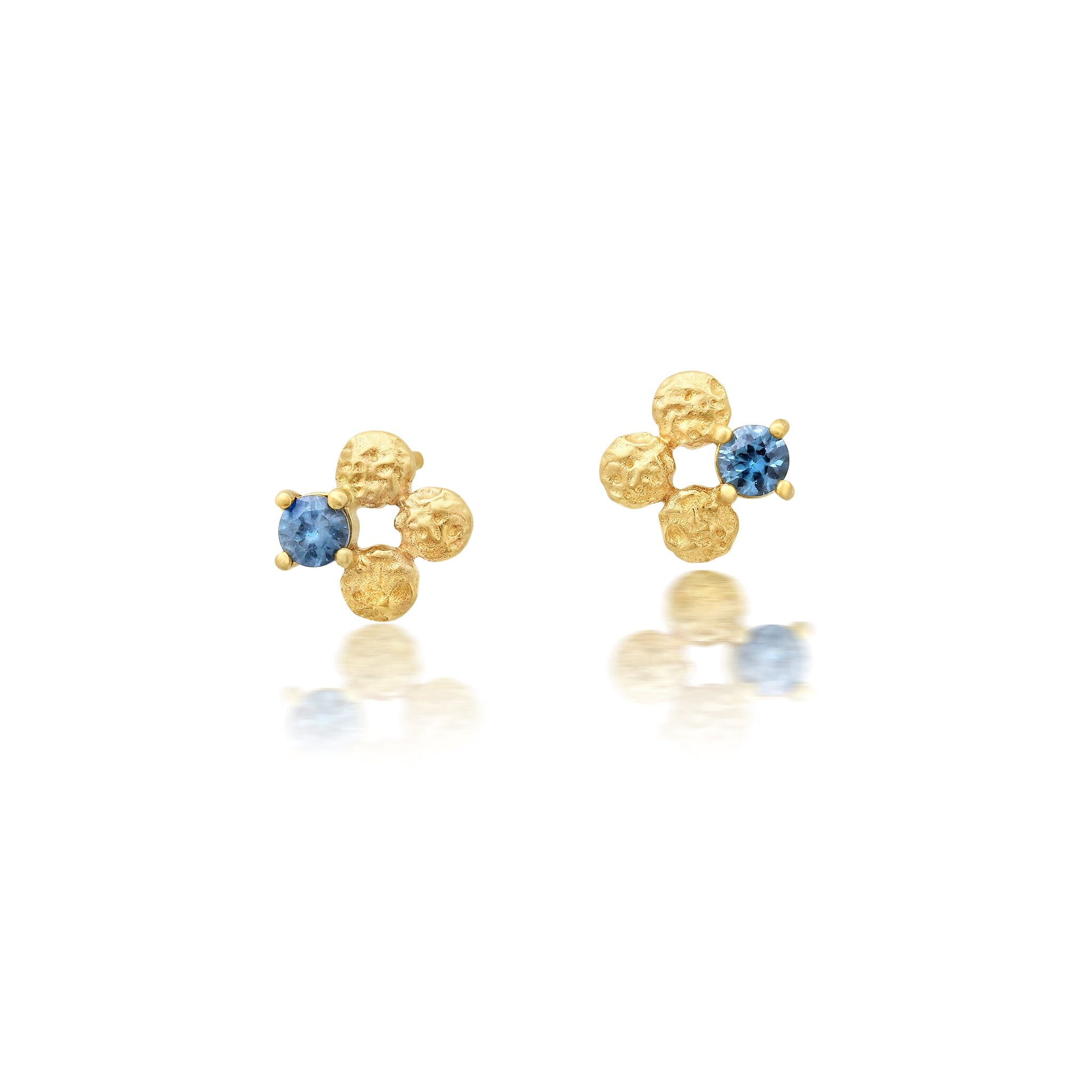 NEW BWLV_E1059 Sapphire Moonscape Studs Jewelry Bayou with Love 