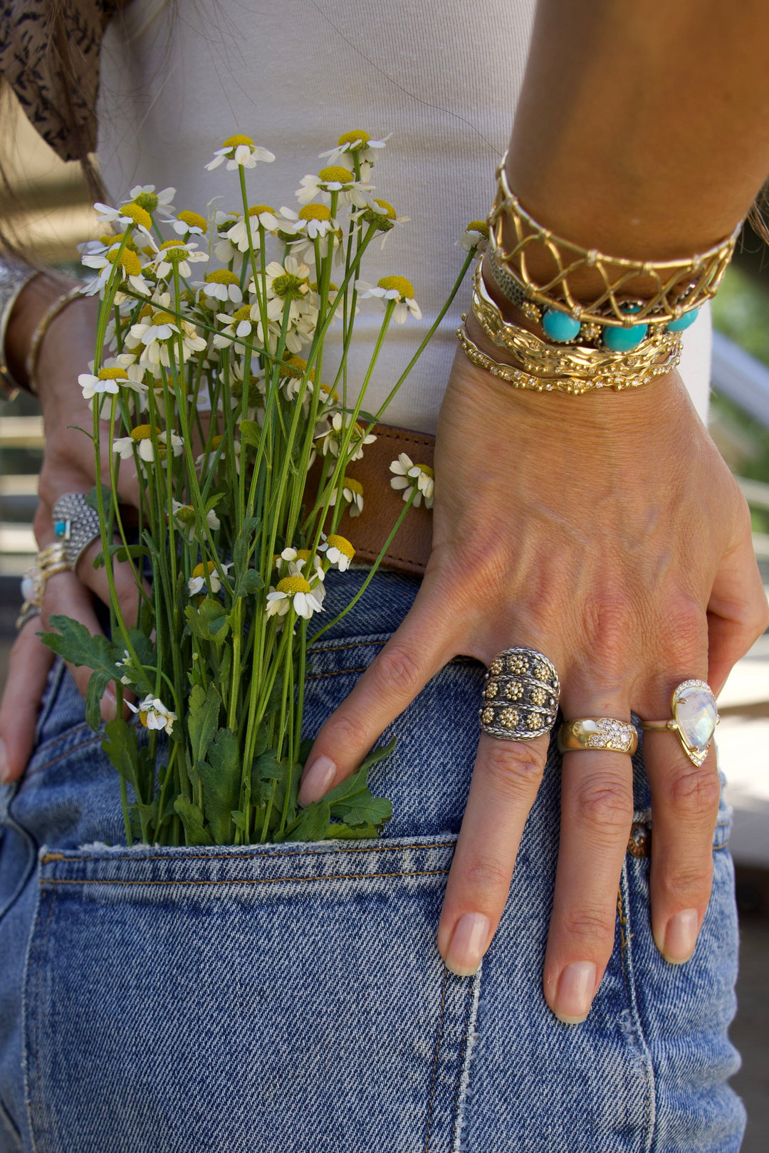 Braided Soleil Cigar Band Jewelry Bayou with Love 