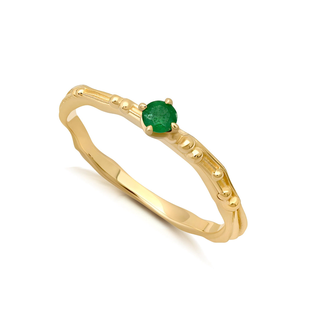 Birthstone Water Ring Jewelry Bayou with Love Emerald 5 