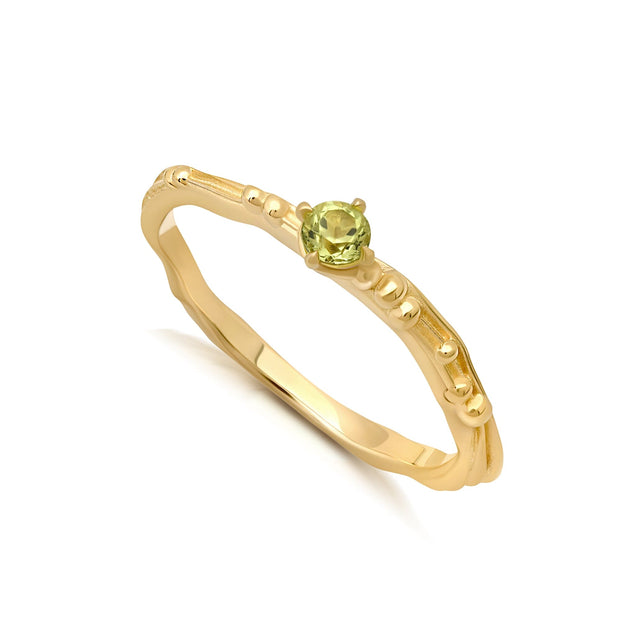 Birthstone Water Ring Jewelry Bayou with Love Peridot 5 