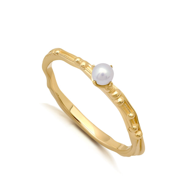 Birthstone Water Ring Jewelry Bayou with Love Pearl 5 