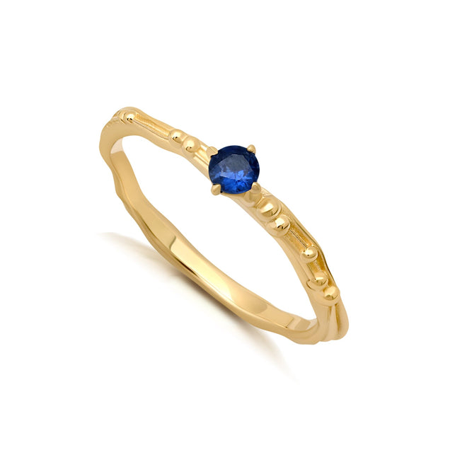 Birthstone Water Ring Jewelry Bayou with Love Sapphire 5 