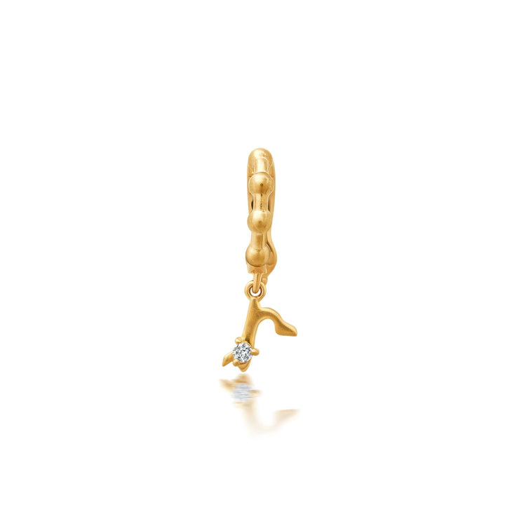 Bayou Gold + Diamond Initial Charms Hidden Bayou with Love R 