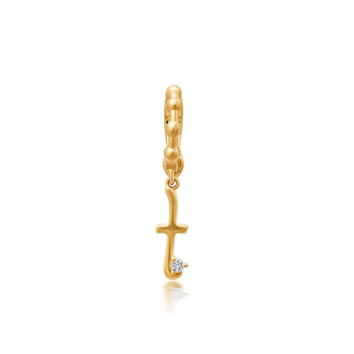 Bayou Gold + Diamond Initial Charms Hidden Bayou with Love T 