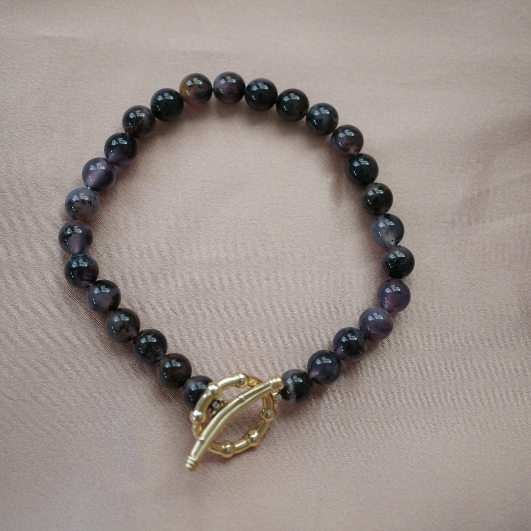 Purple Sage Chalcedony Soleil Bracelet Jewelry Bayou with Love 