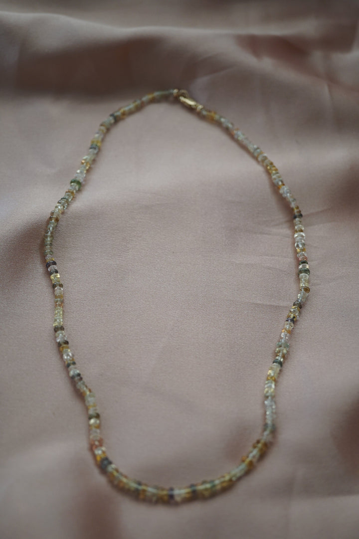 Yellow Sapphire Neclace Jewelry Bayou with Love 
