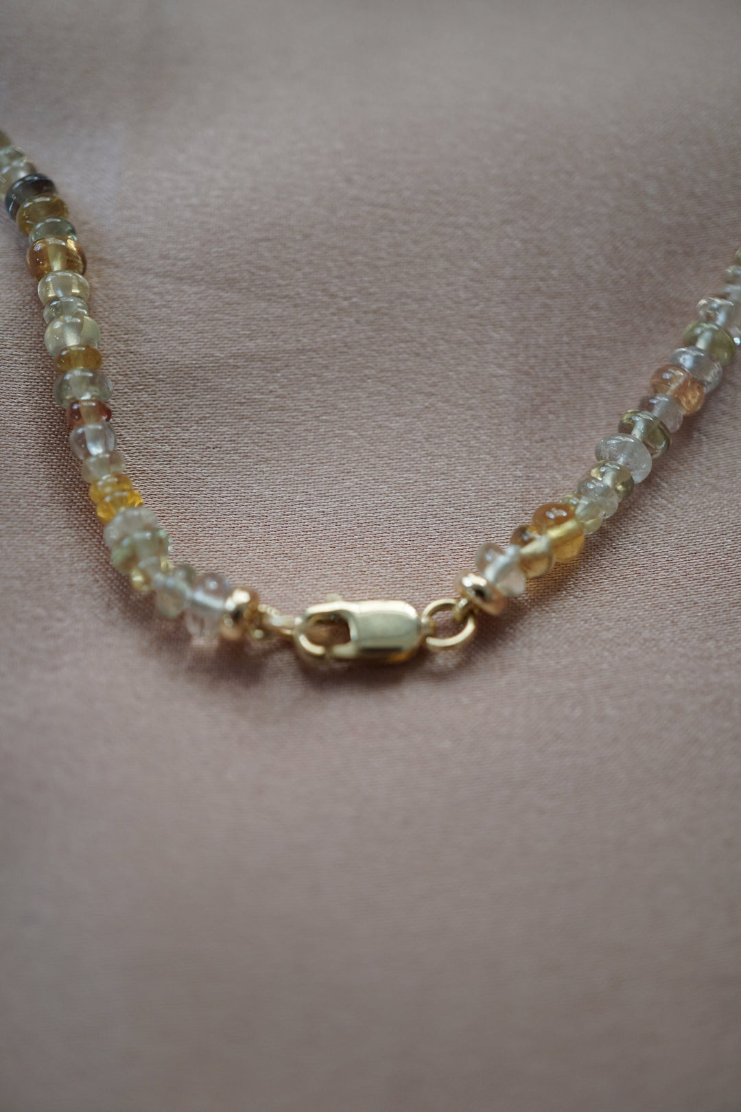 Yellow Sapphire Neclace Jewelry Bayou with Love 