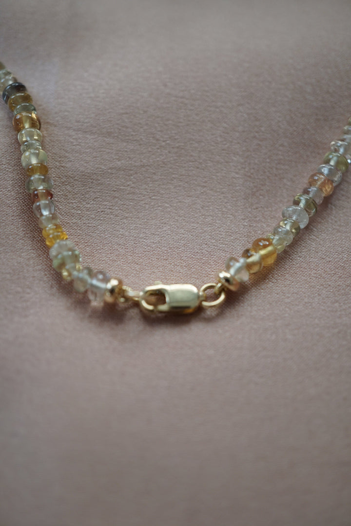 Yellow Sapphire Neclace Jewelry Bayou with Love 