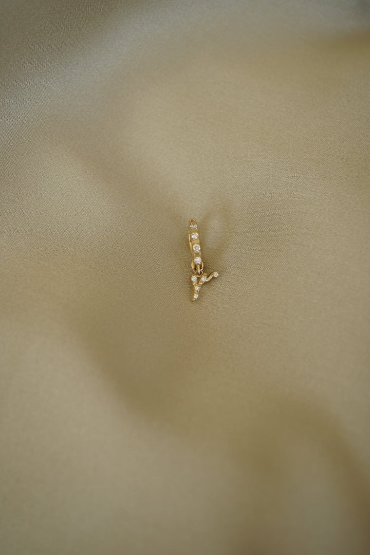 BaYou Diamond Pavé Initial Charms | Sample Sale Hidden Bayou with Love v 