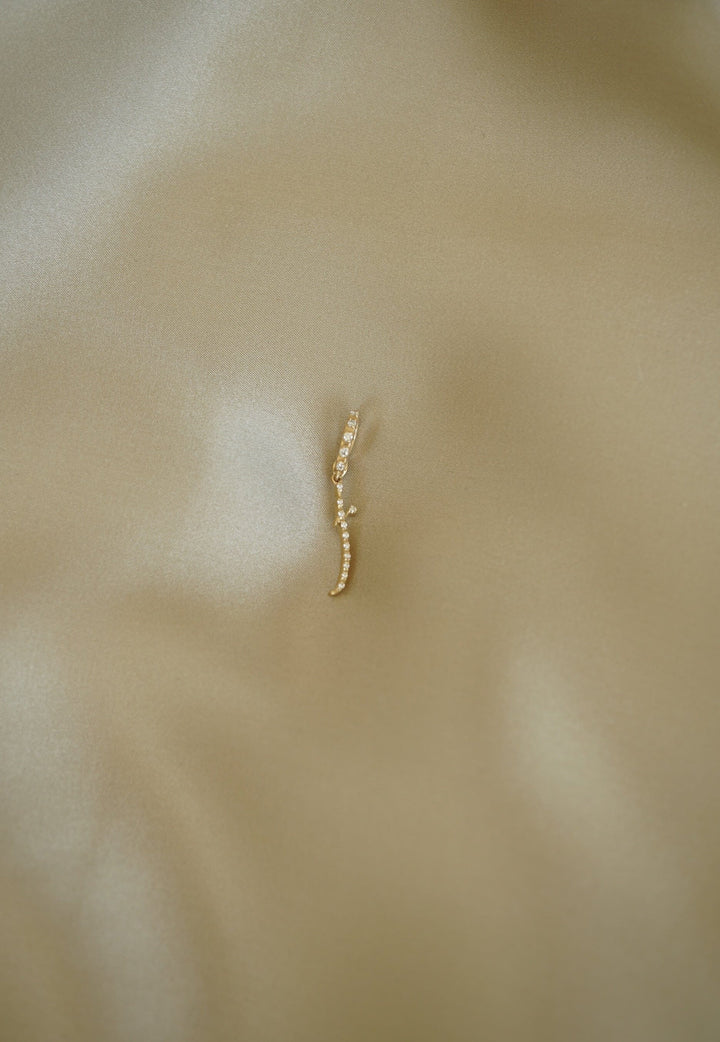 BaYou Diamond Pavé Initial Charms | Sample Sale Hidden Bayou with Love j 