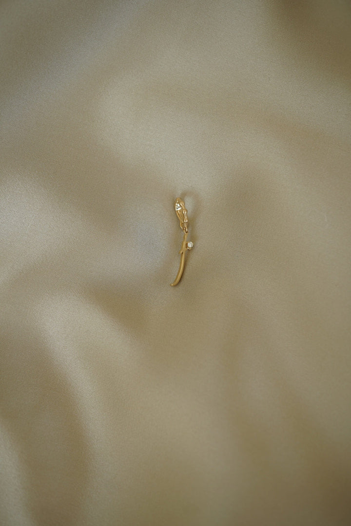 BaYou Gold + Diamond Initial Charms | Sample Sale Hidden Bayou with Love j 