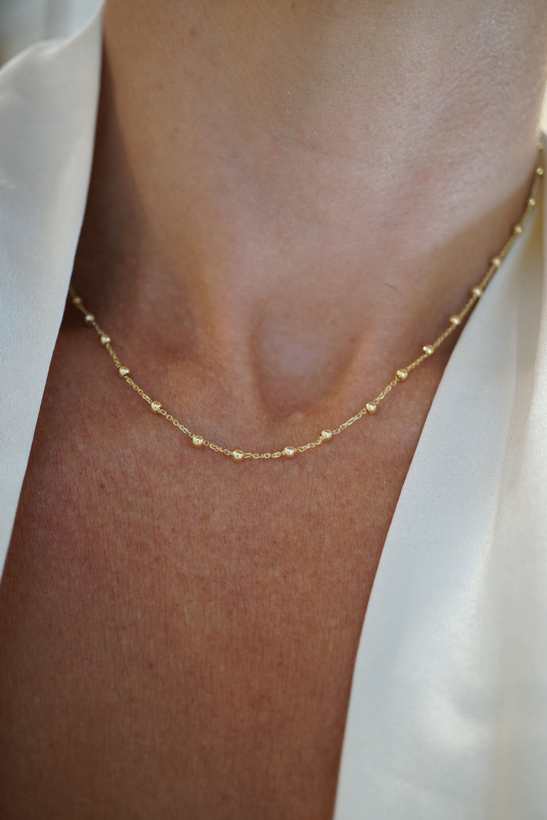 Sample Beaded Solar Chain Necklace