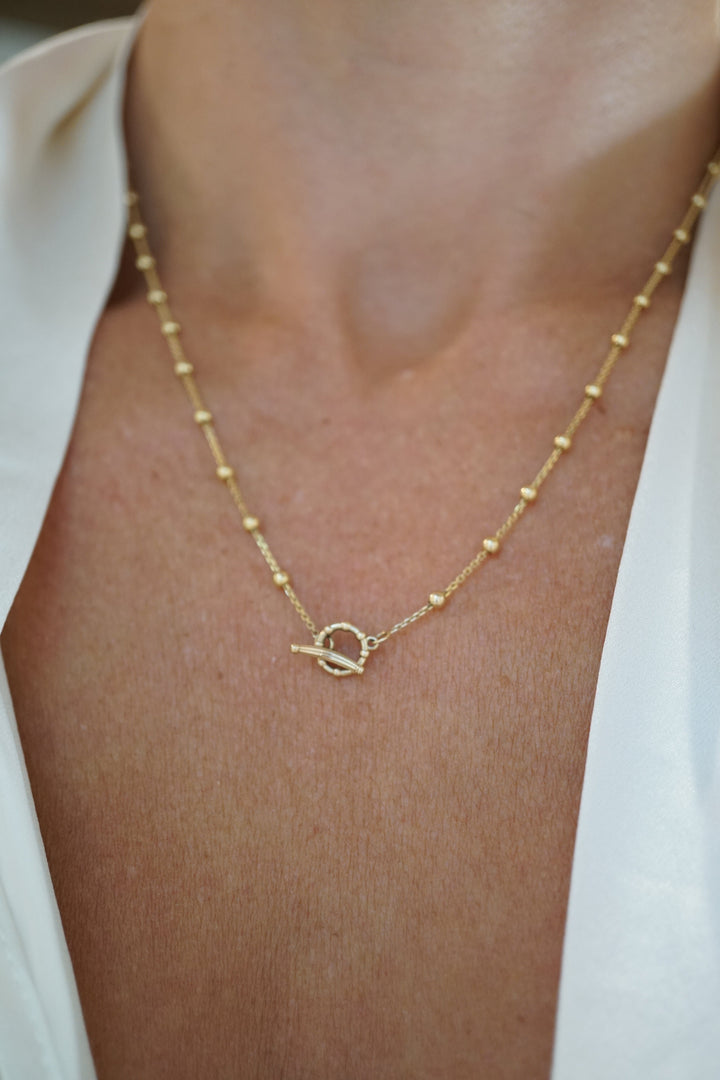 Sample Beaded Solar Charm Necklace