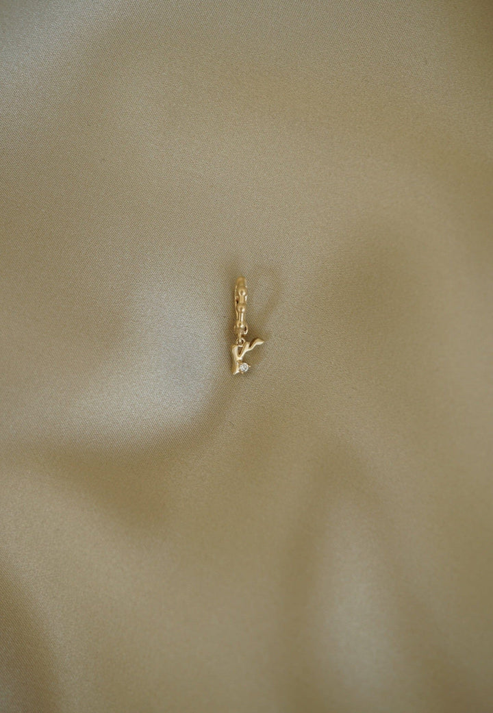 BaYou Gold + Diamond Initial Charms | Sample Sale Hidden Bayou with Love v 