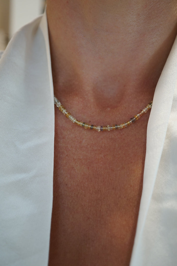 Yellow Sapphire Necklace