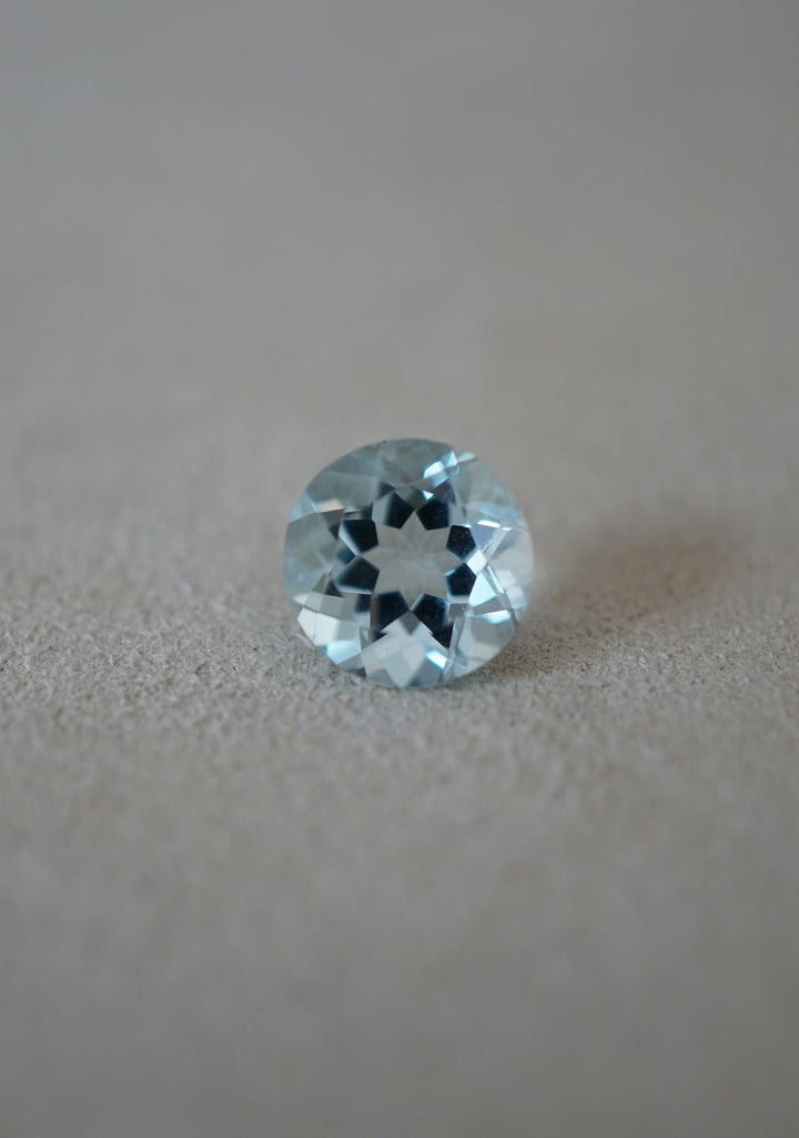 Testing Aquamarine Water Ring Jewelry Bayou with Love 1.85ct Aquamarine Stone Yellow 14k