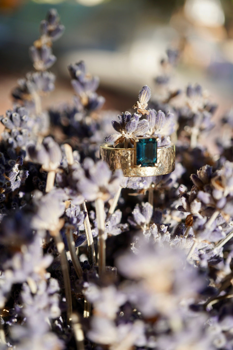 Offset Sapphire Cigar Band Sample Jewelry Bayou with Love 