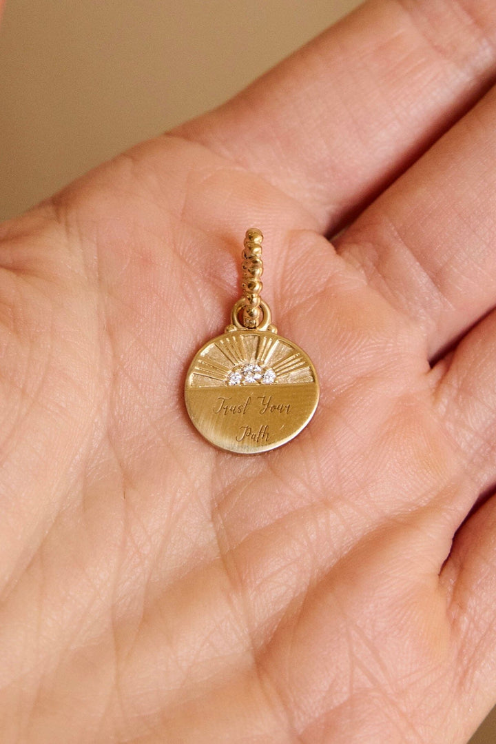 Inspirational Phrase Disk Charm Jewelry Bayou with Love 