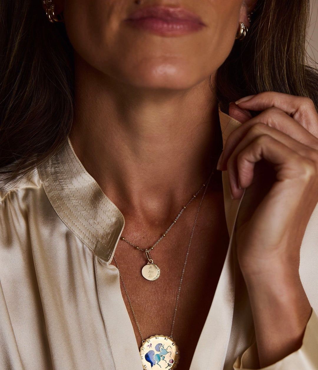 Inspirational Phrase Disk Charm Jewelry Bayou with Love 