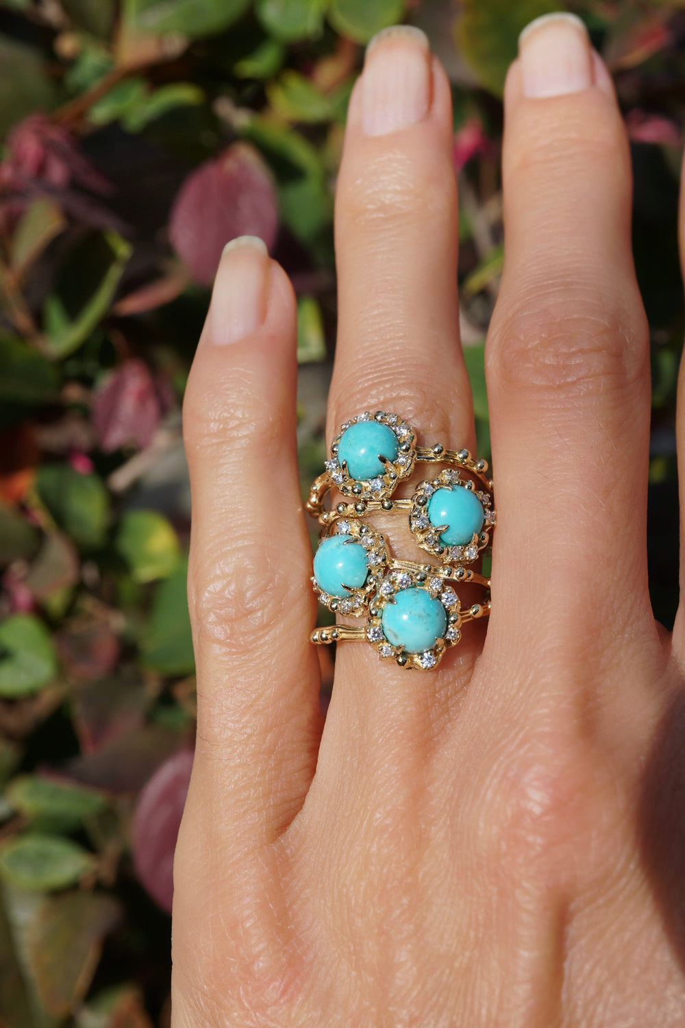 Diamond Turquoise Water Ring NEW COLOR Jewelry Bayou with Love 