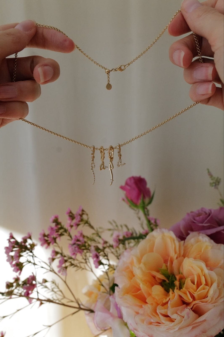 9Bayou Diamond Pavé Initial Charms | Sample Sale Hidden Bayou with Love 