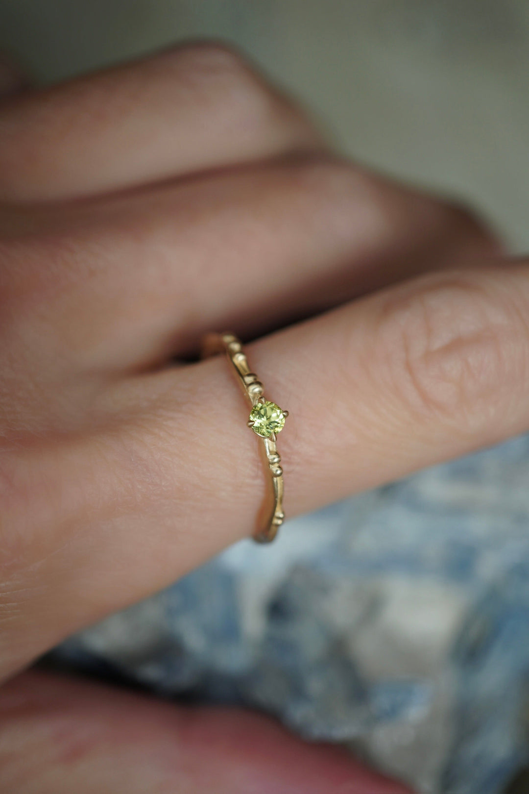 Birthstone Water Ring Jewelry Bayou with Love Peridot 5 