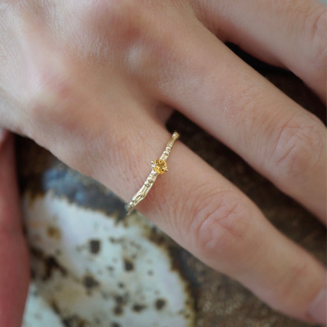 Birthstone Water Ring Jewelry Bayou with Love Citrine 5 